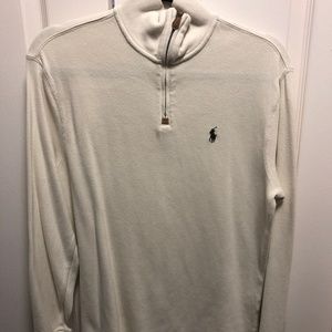 Ralph Lauren Tan Polo Quater Zip